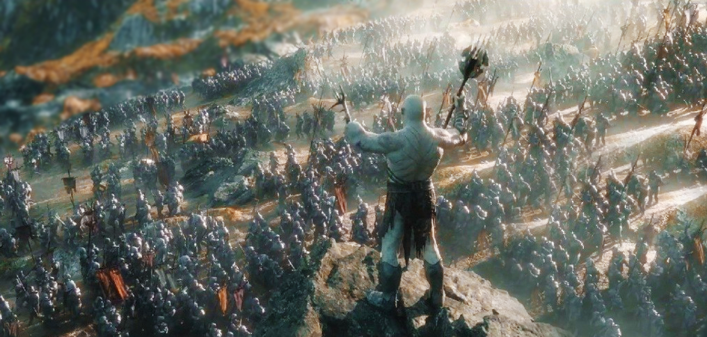 Кадр из фильма "Хоббит битва пяти воинств"