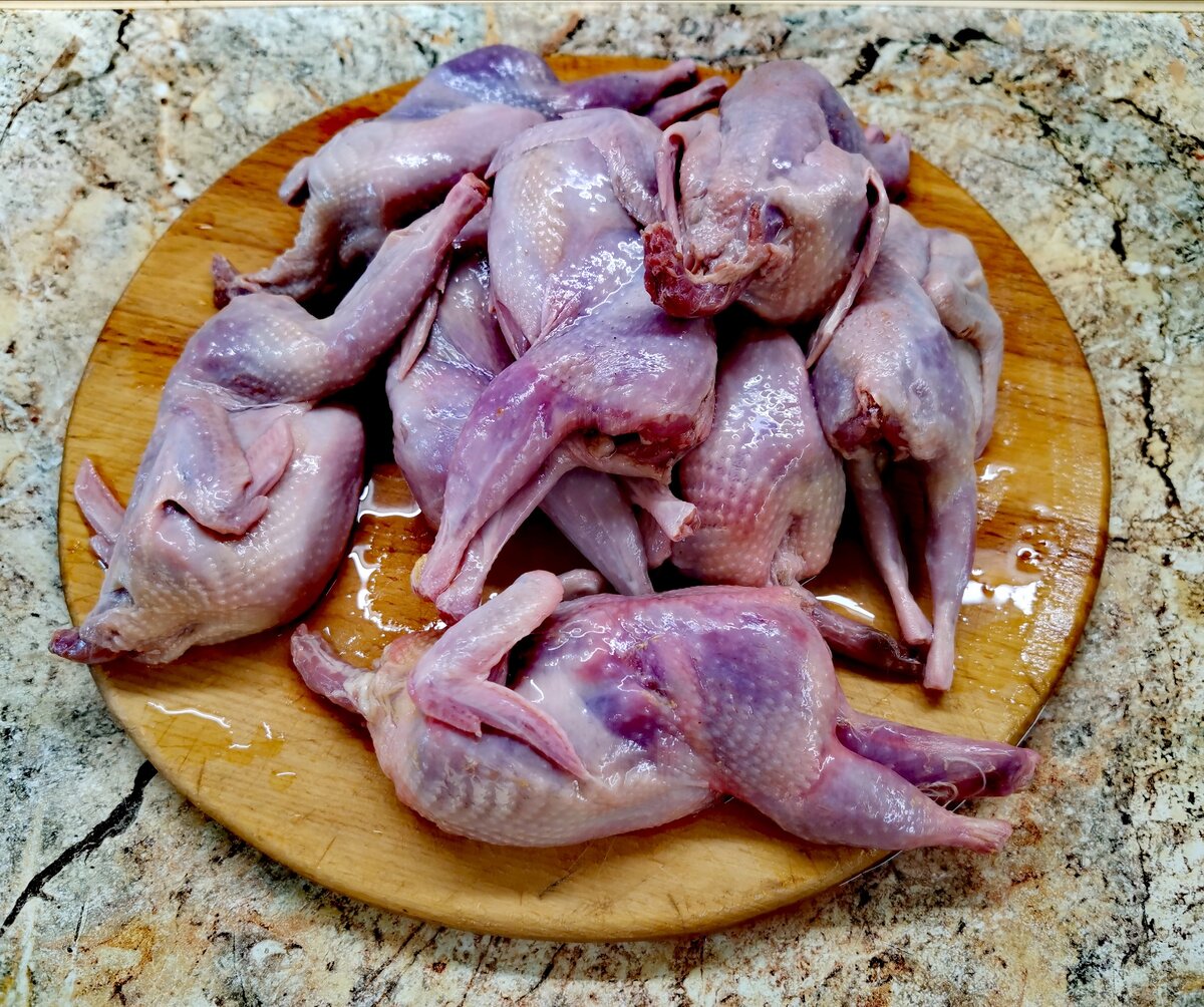 Приготовить тушки