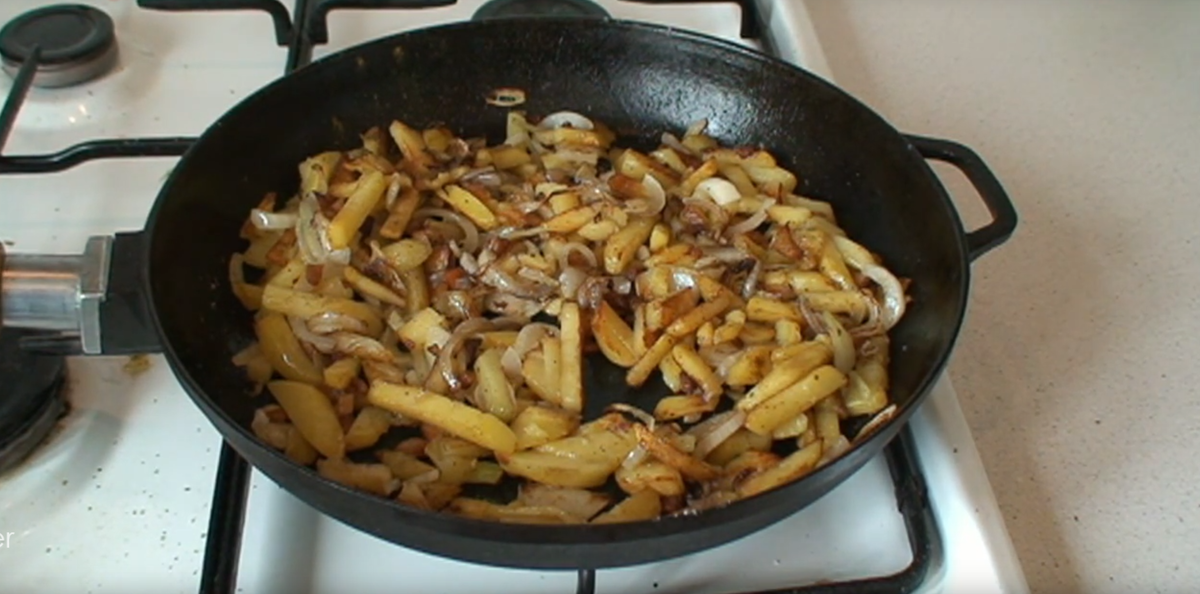 Моя любимая жареная картошечка