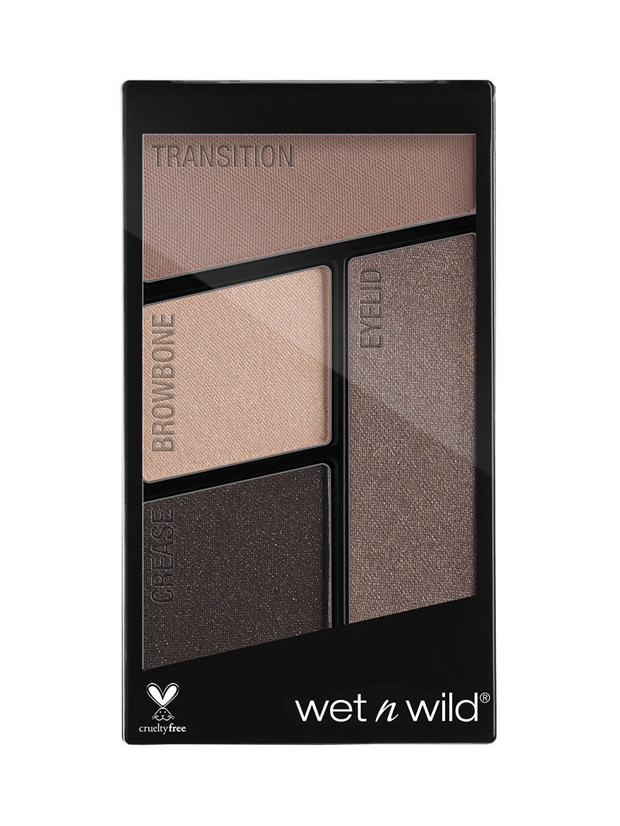 Wet n Wild Палетка теней для век Color Icon Eyeshadow Quad, оттенок E337, silent treatment, 400 руб