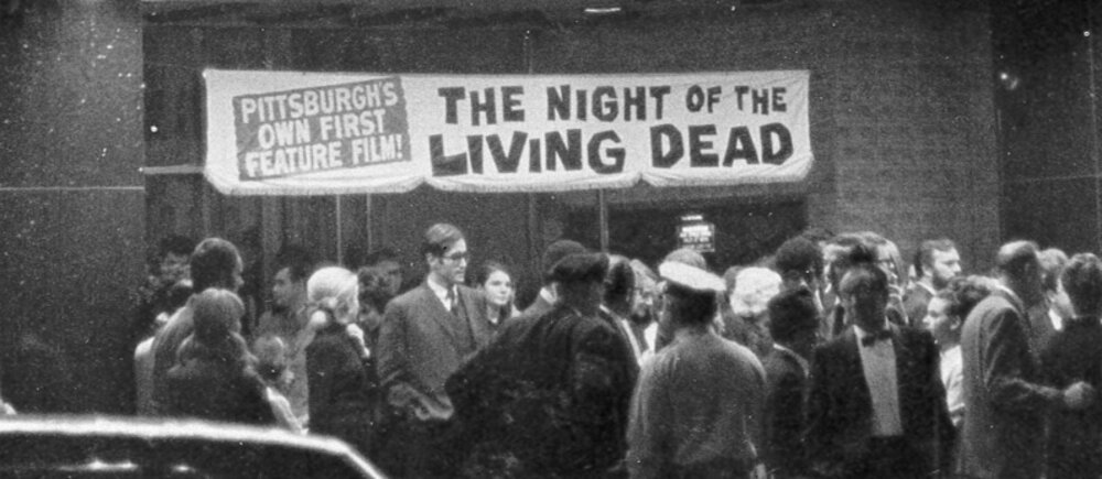 Премьера фильма Джорджа А. Ромеро "Ночь живых мертвецов" в Питтсбурге, 1968 год