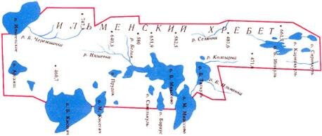 Карта ильменского заповедника челябинской области