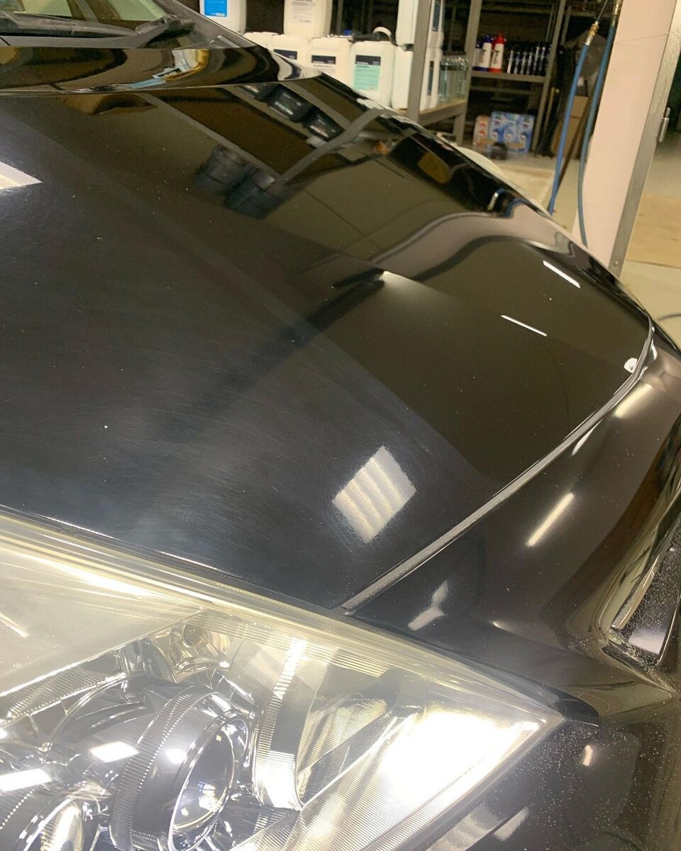 Огромное количество микроцарапин как последствие неправильной мойки
