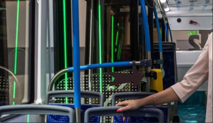 После закупки оборудования терминалы будут прикреплены на поручни