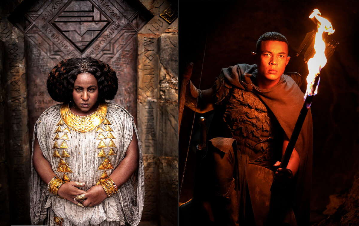 Актёры из сериала кольца власти 2022 год. Сперва я подумал что это Фрингилья и Дара из Ведьмака