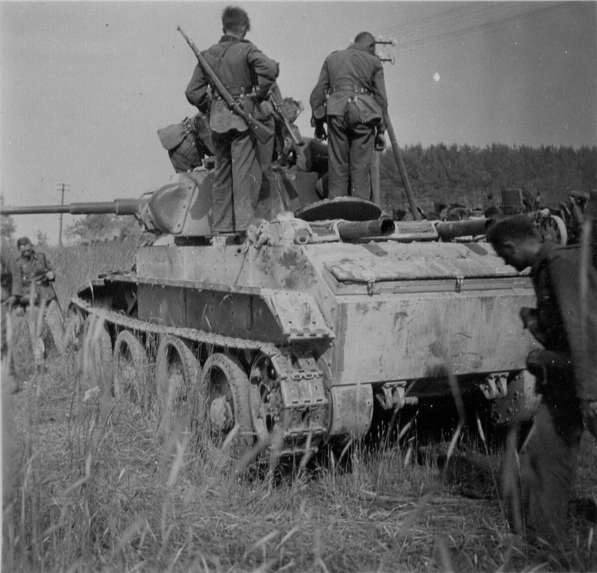 БТ-7 из состава дивизии