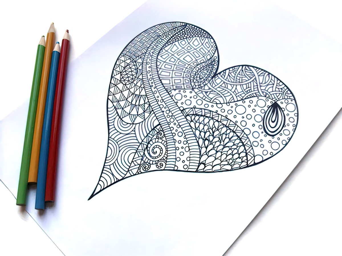 рисунок в стиле - дудлинг