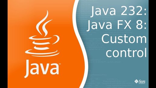 Урок Java 232: FX 8: Кастомный контрол Control