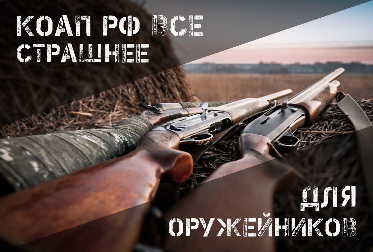 Оружия будут лишать после первого административного наказания?