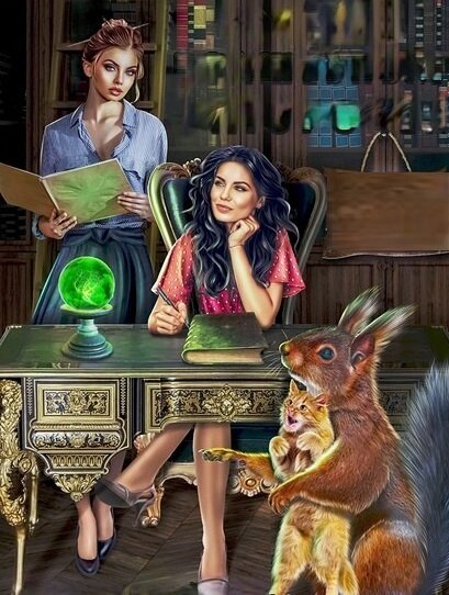 Для заставки использован фрагмент обложки романа «Бюро волшебных заморочек, или Не влезай, убьет». Автор произведения Наталья Фирст. Источник картинки - литературная платформа Литнет.