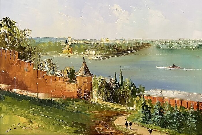 Щербаков В.В., «Кремль», холст, масло, 50 х 70 см 