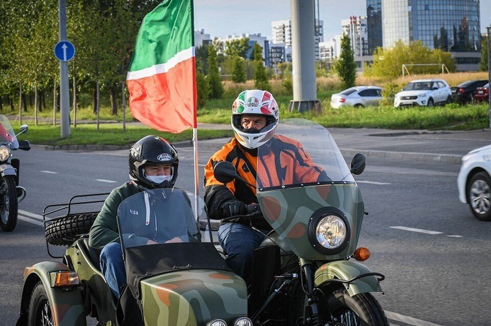     Таким образом он примет участие в мотофестивале «Два Кремля». Фото: president.tatarstan.ru