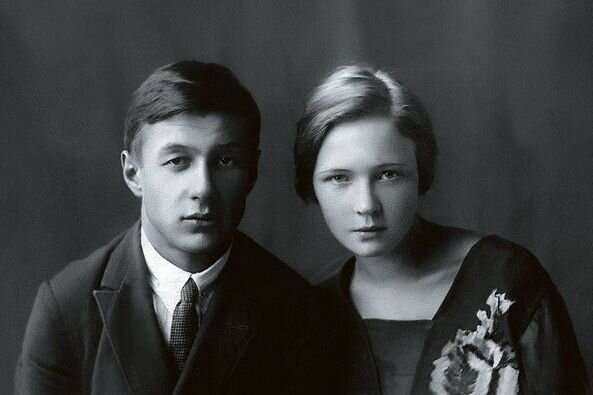 Борис Корнилов и Ольга Берггольц