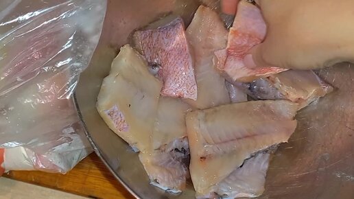 Жареный Морской Окунь 🐟🧅👌