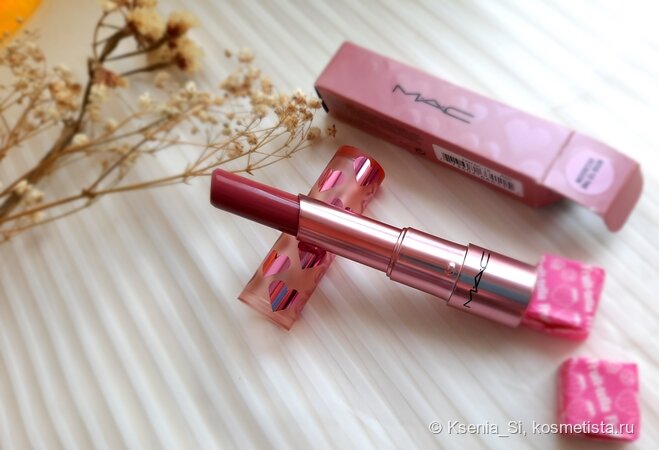 Mac Glow playlip balm Valentine's Day # rose to the occasion