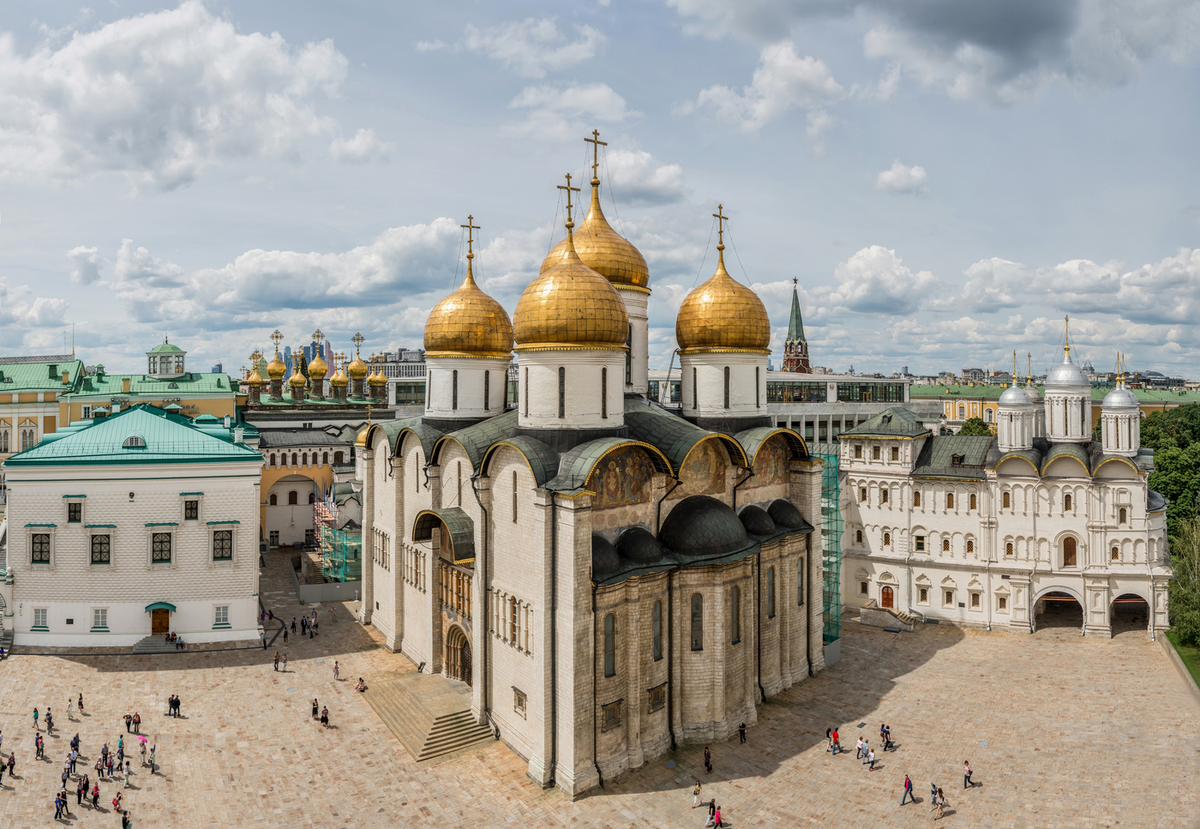 Успенский собор Москва с подписью