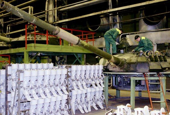    Омский завод транспортного машиностроения. Сборочное производство танков Т-80