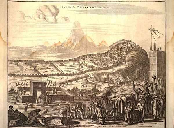 "Вид Дербента, ван дер Аа, 1727, 38х31см" на интернет-аукционе Старина