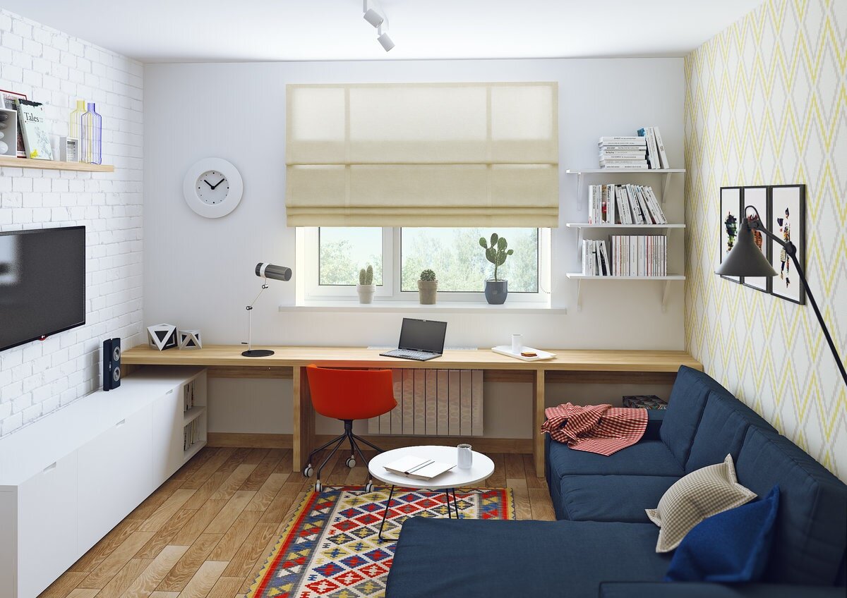 Однушка в скандинавском стиле