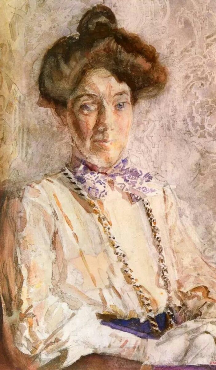 М. Врубель, портрет Н. И. Забелы-Врубель, 1904 г., Русский музей