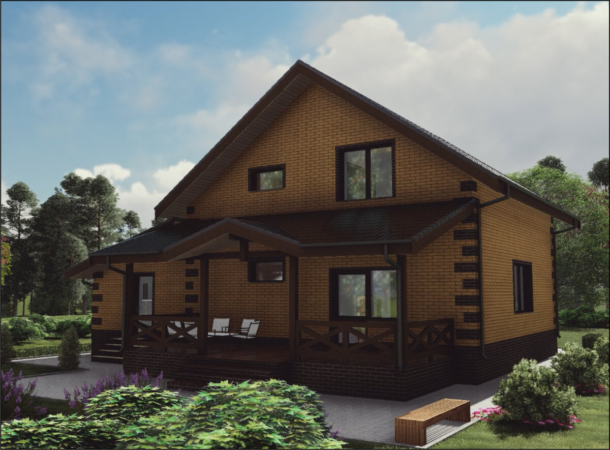 Это один из самых продаваемых проектов домов у нас SPD-1