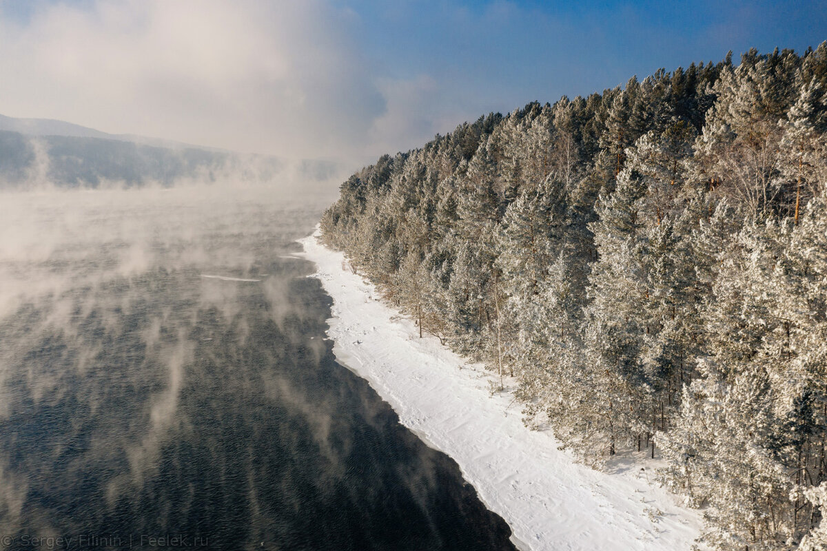 Тайга Красноярск зимой