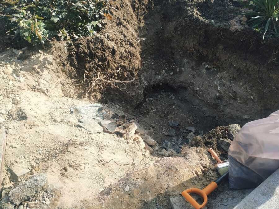  Севастополь, площадь Ушакова место обнаружение останков защитников города Фото: Олег Турчанович