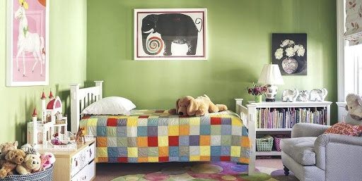 Как покрасить детскую комнату