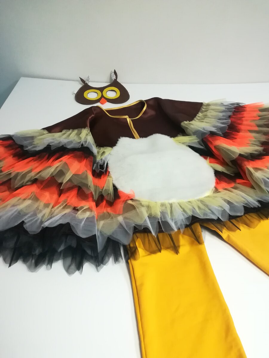 Костюм совы для образа в саду.