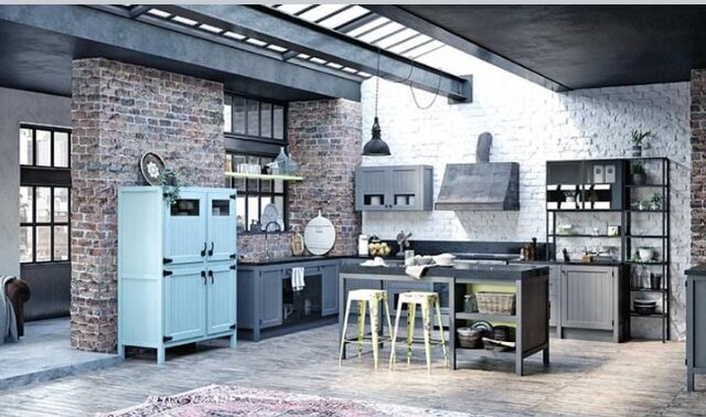 Белорусские кухни Зов модель Лофт Легно