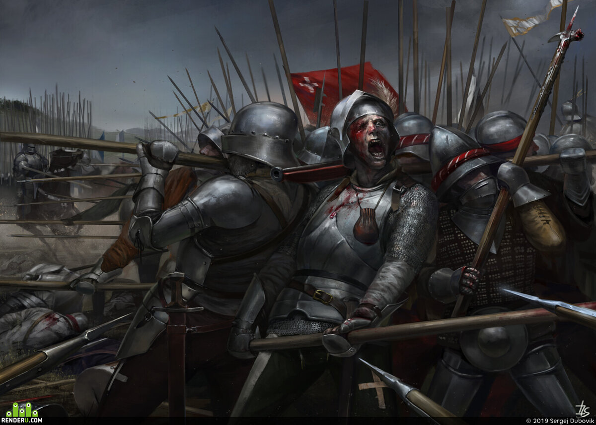 Швейцарские пикинеры. Источник: https://render.ru/ru/gallery/artwork/152153