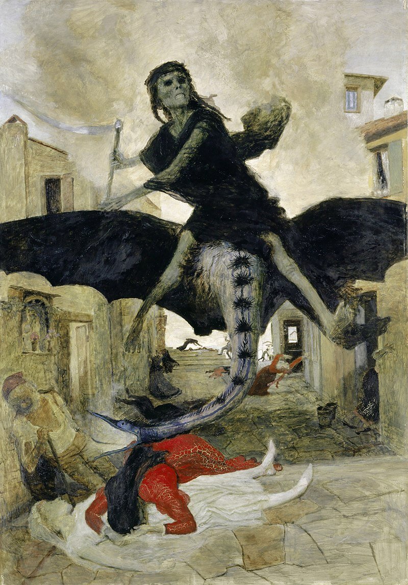 Арнольд Бёклин, «Чума», 1898