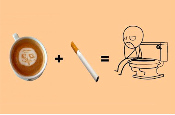 Почему от кофе туалет. Кофе и сигареты Мем. Мемы про кофе. Кофе и сигарета с утра Мем. Кофе с сигаретой с утра прикол.