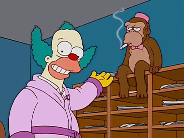 Картинка для привлечения внимания. Кадр из мультсериала The Simpsons, серия S14E14, 1989 г.