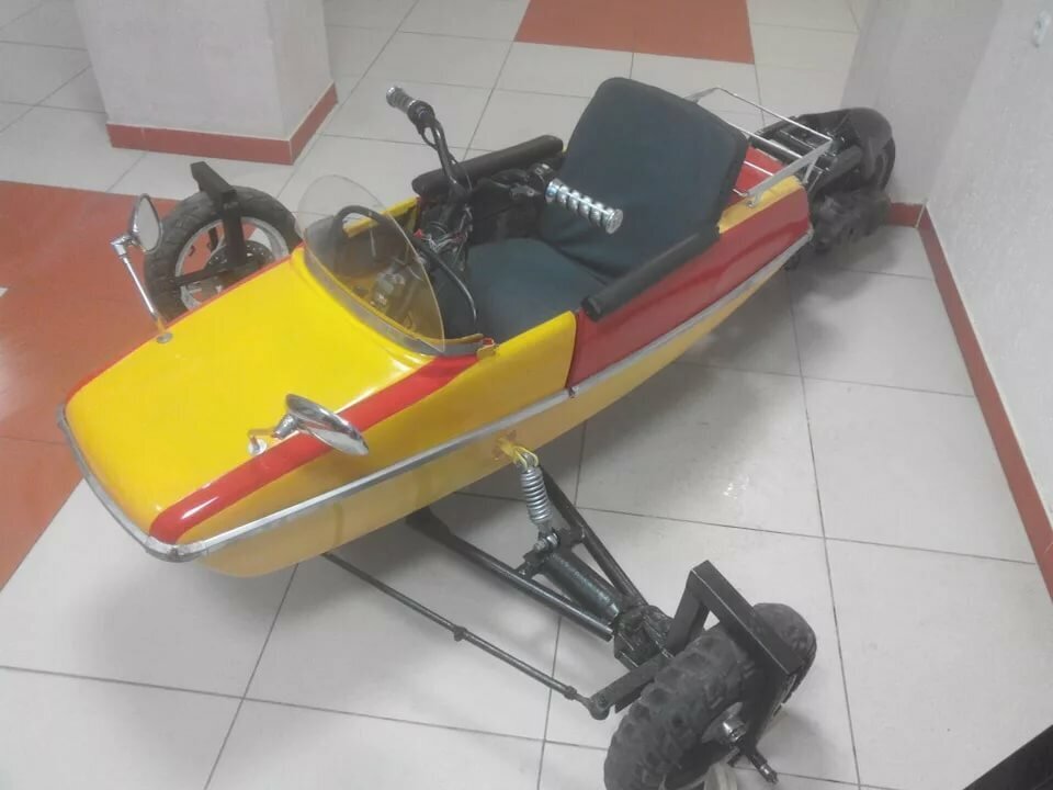 Лодка из люльки мотоцикла ИЖ