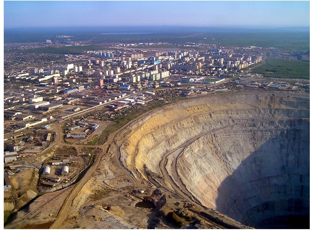 Алмазная шахта в России