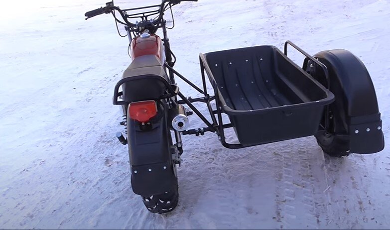 Скаут-3 с боковым грузовым прицепом