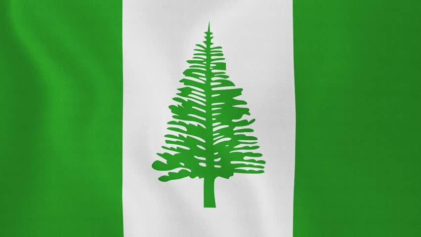 Флаг острова Норфолк (картинка из открытого пользования).