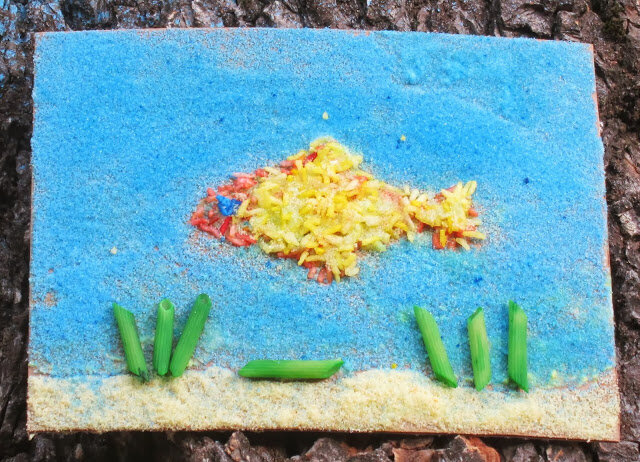 Мишка из риса и гречки поделка. Аппликация из круп и семян для школьников