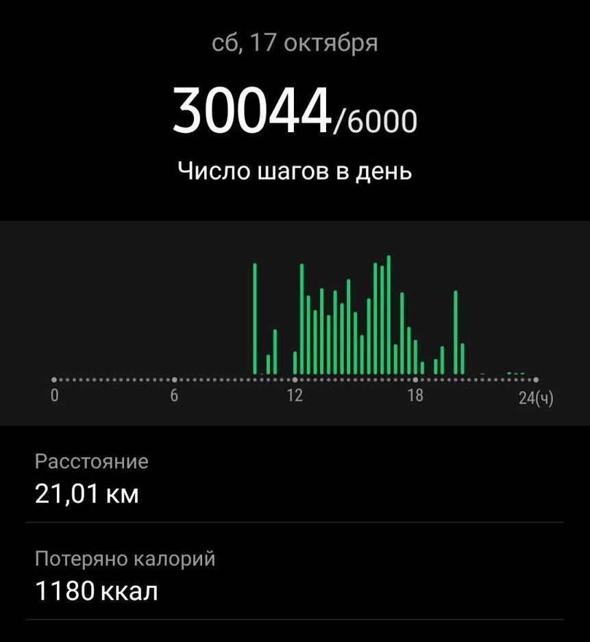 Фото отчет о пройдённом расстоянии