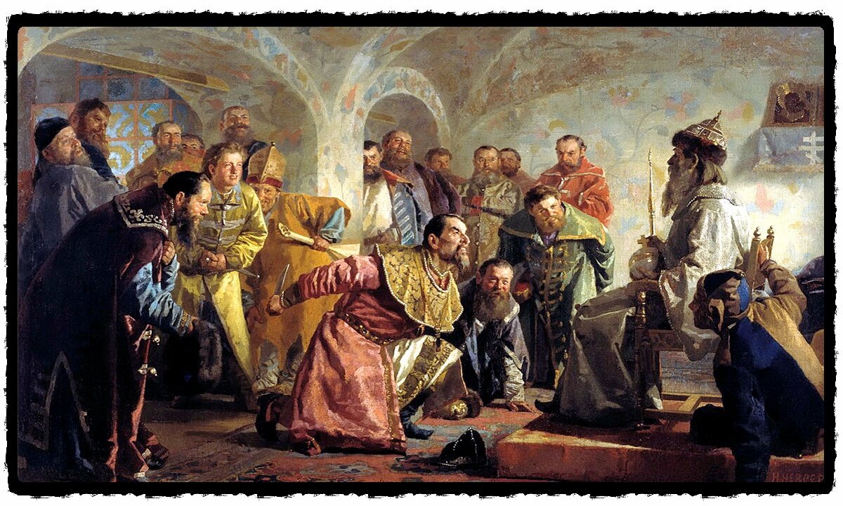 "Опричники", художник Н.В.Неврев