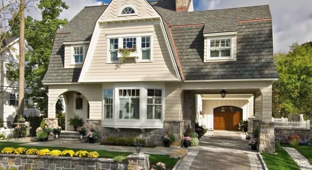 Дом с ограждениями в США