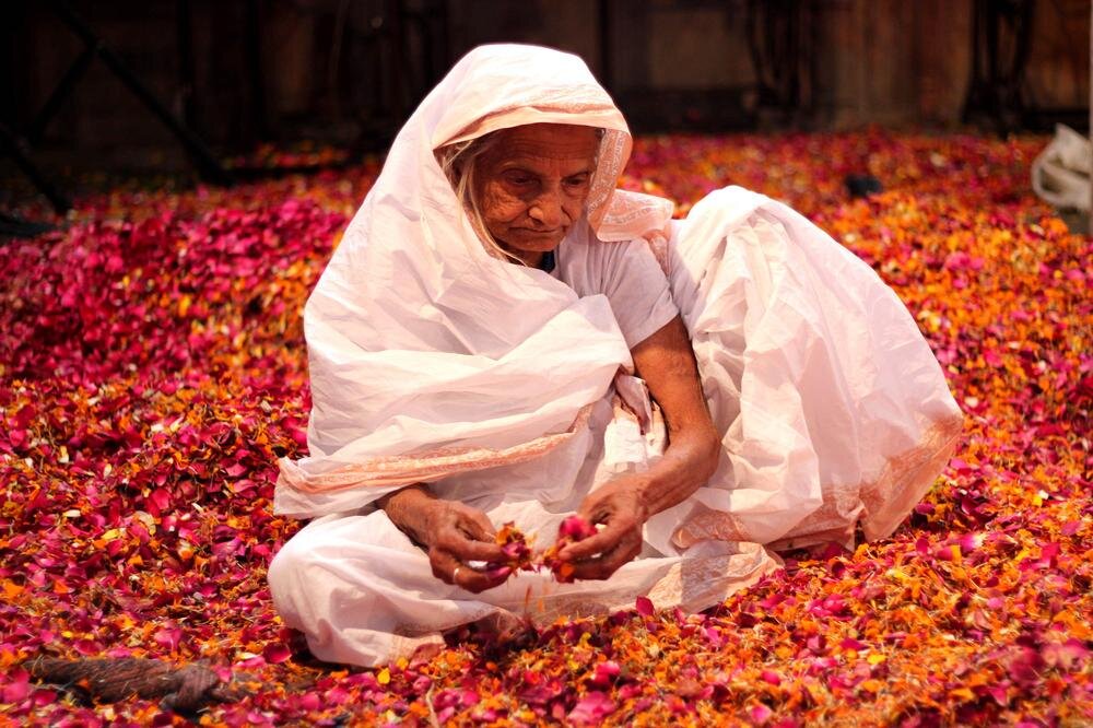 Вдовы в индии. Белая женщина в Индии.