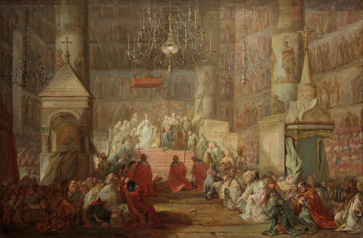 Стефано Торелли «Коронование Екатерины II» / Государственная Третьяковская галерея, Москва