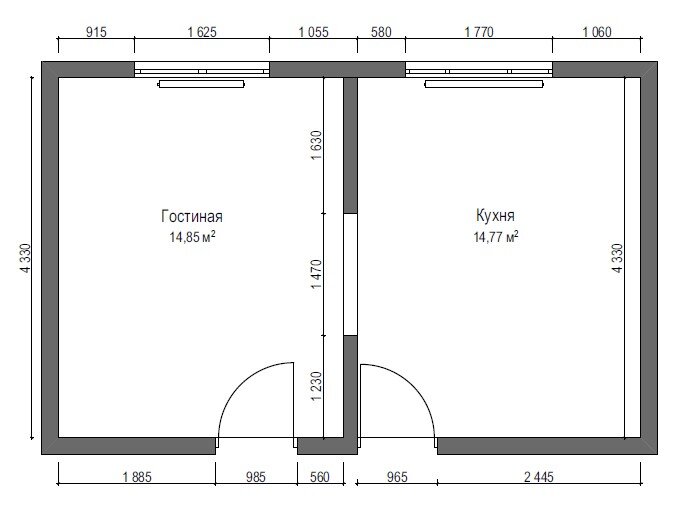 Исходный план