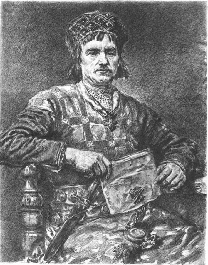 Фантазийное изображение Болеслава V Стыдливого. худ. Я. Матейко. 19 в.