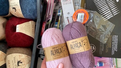 Новое поступление пряжи и спиц: альпака, як, пух норки, addi, knit-pro.