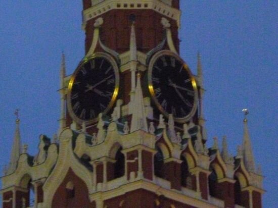     Спасская башня Кремля. Фото Кирилла Янчицкого / "МК в Омске"