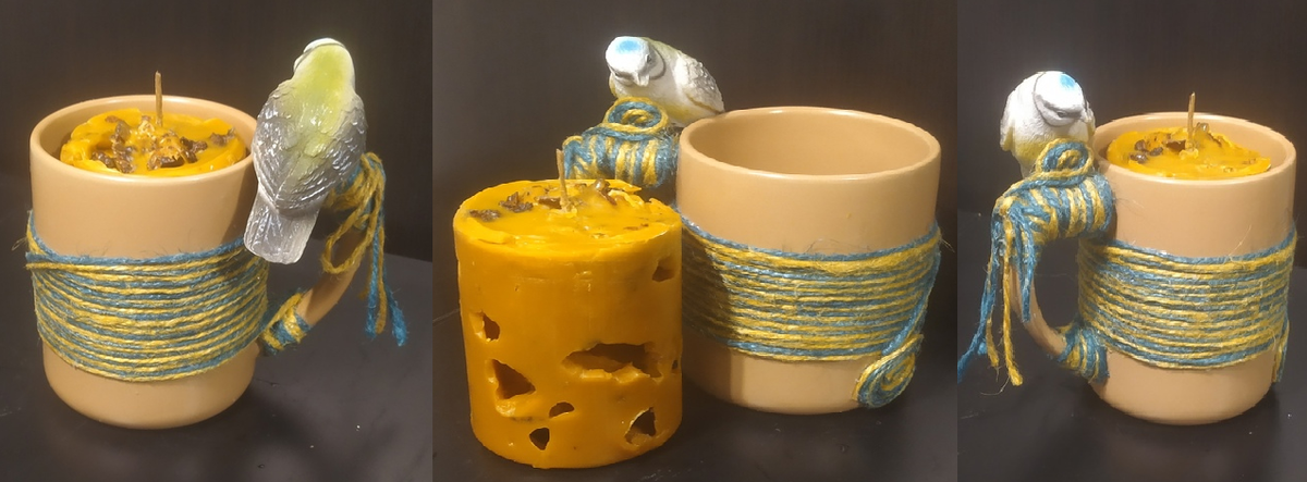 На фото пример свечи и ее оформления, ведь магическая свеча может быть не только магической. но и просто красивой))