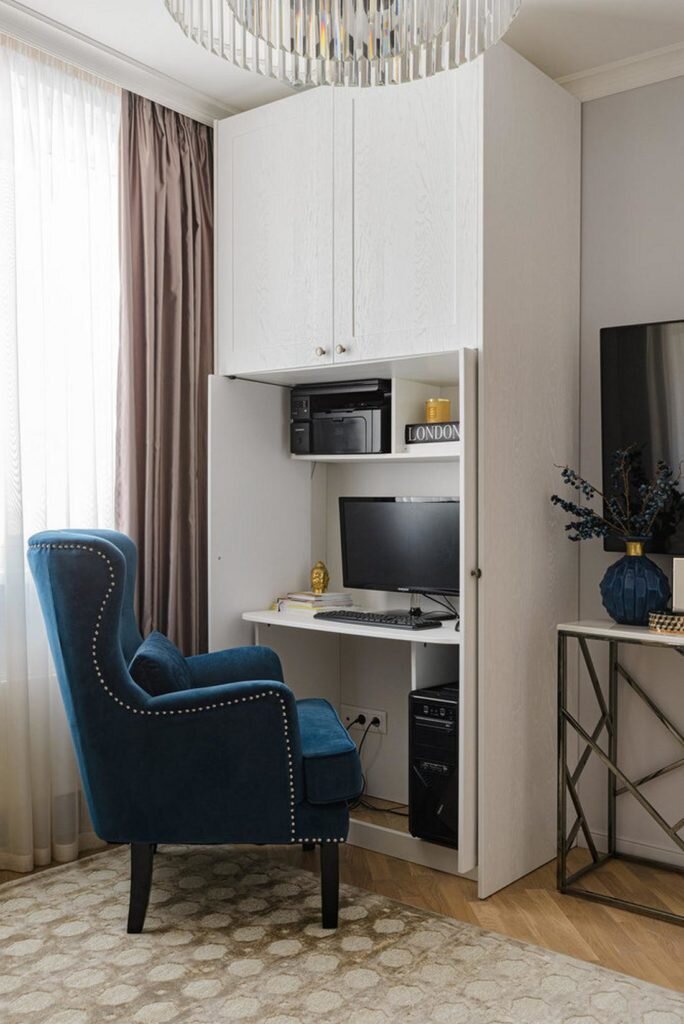 Элегантная классика и уютный прованс. Перепланировка квартиры в старом жилом фонде